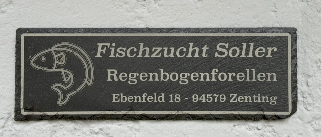 Gravierte Schieferplatte von einem unserer lieben Kunden. Vielen Dank nochmal!